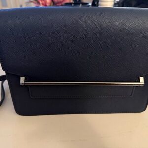 Botkier Blue Crossbody Bag with Silver Accent